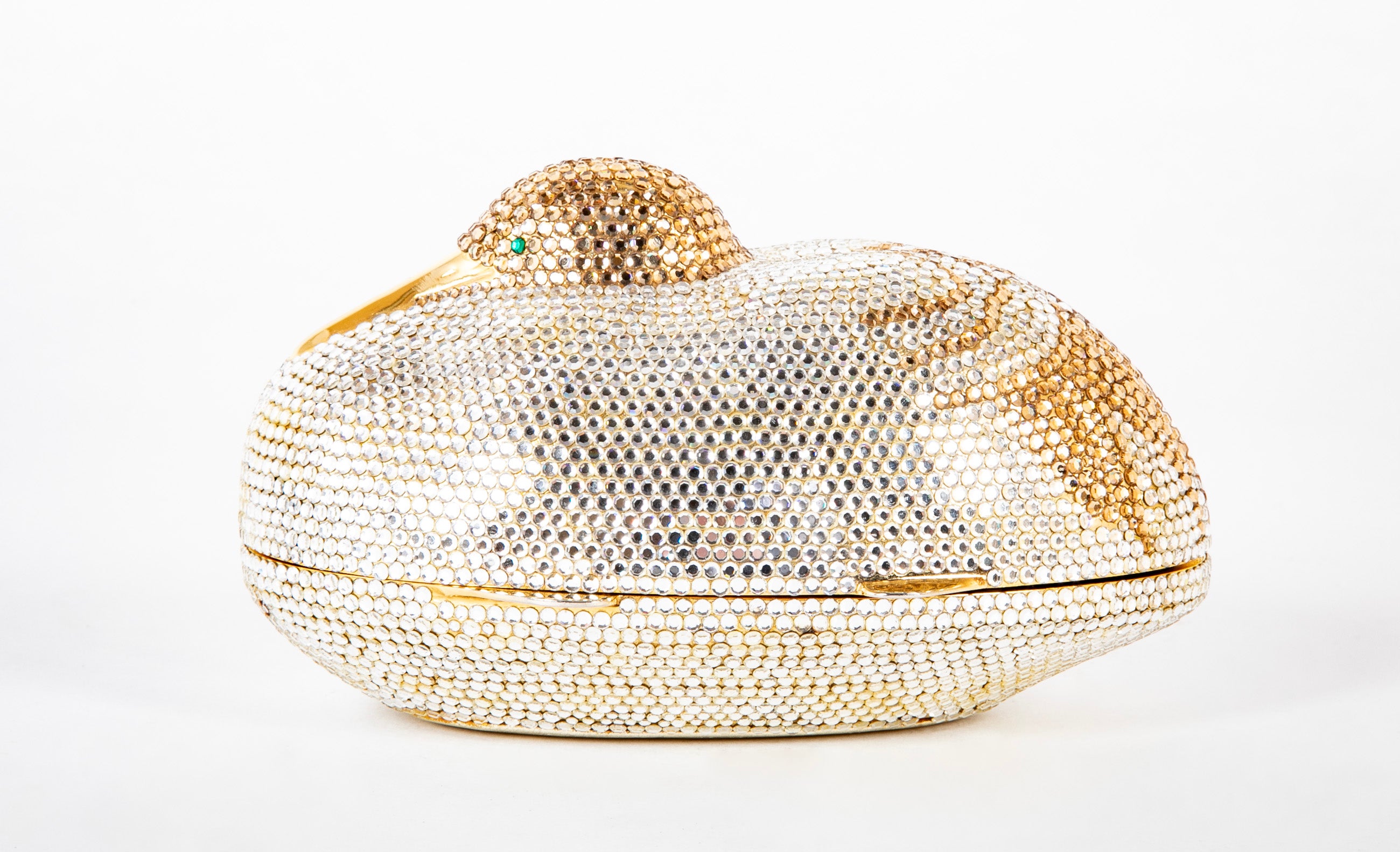 Judith Lieber Minaudiere in the Form of a Resting Duck Judith Lieber Minaudiere in the Form of a Resting Duck