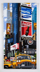 Acrylic on Canvas of Times Square by Canadian Artist Guy Boudro