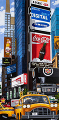 Acrylic on Canvas of Times Square by Canadian Artist Guy Boudro