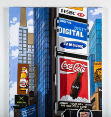Acrylic on Canvas of Times Square by Canadian Artist Guy Boudro