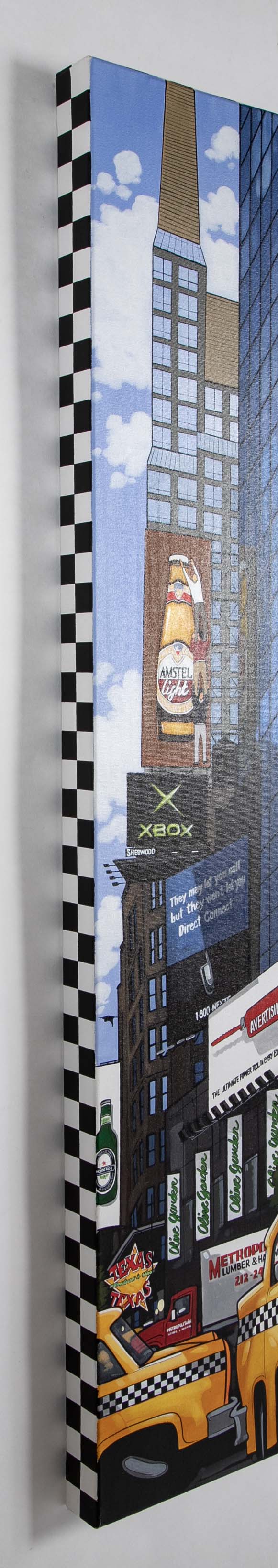 Acrylic on Canvas of Times Square by Canadian Artist Guy Boudro