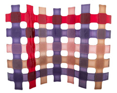 Murano Glass Grid Sculpture