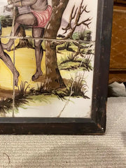 18th/19th Century Portuguese Tile Painting of Native Americans