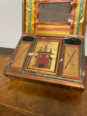 18th Century French Straw Marquetry, 'Marqueterie de Paille' Work Box