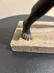 19th Century Italian Grand Tour Bronze of a Satyr Sculpture, Pompeii