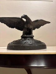 19th Century American Cast Iron Eagle Sculpture