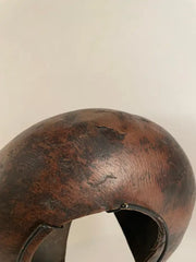 Pair of Mounted Copper Ankle Bracelets, Currency Pieces, Mbole People, Congo