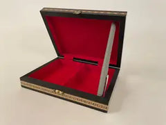 Mid-20th Century Inlaid Moroccan Playing Card Case Box