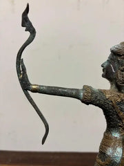 Mid 20th Century Thai Bronze of Rama as an Archer