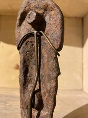 17th French Century Iron Figure of The Virgin