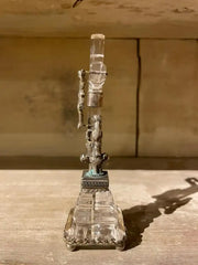 18th Century Italian Baroque Silver and Rock Crystal Crucifix