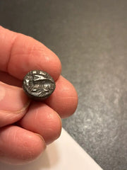 Ancient Sassanian Hematite Engraved Dome Stamp Seal 4th to 5th Century AD
