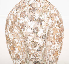 Two Asian Sterling Silver Wine Bottles