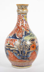 18th Century Chinese Export Vase with Scene of Woman Nursing Her Child
