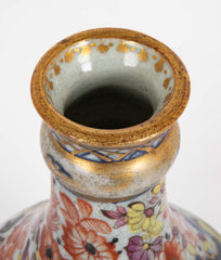 18th Century Chinese Export Vase with Scene of Woman Nursing Her Child