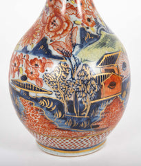 18th Century Chinese Export Vase with Scene of Woman Nursing Her Child