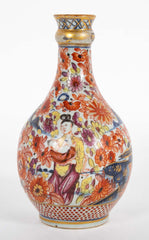 18th Century Chinese Export Vase with Scene of Woman Nursing Her Child