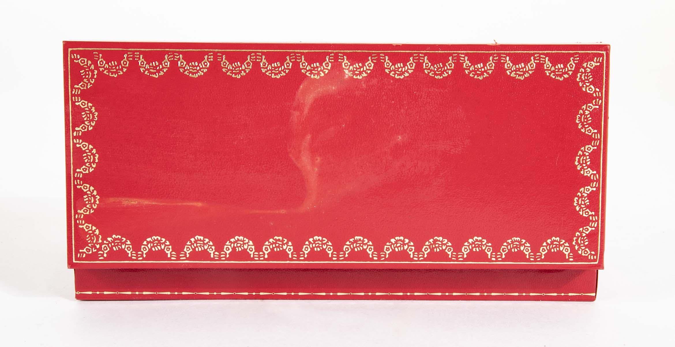 18 Karat Gold Cartier Fountain Pen With Original Box