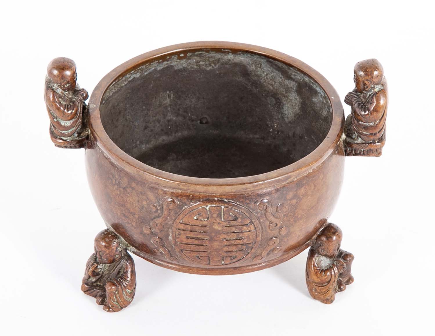 Chinese Bronze Incense Burner with Mark