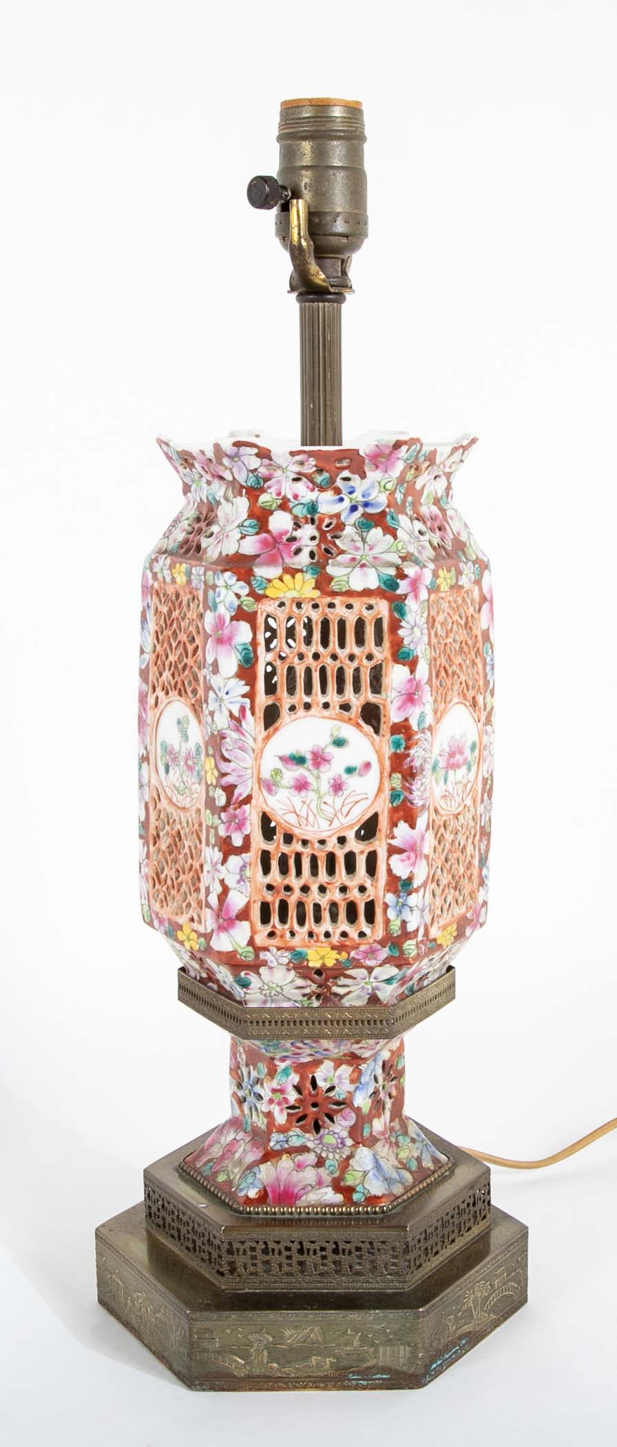 19th Century Chinese Lantern Lamp