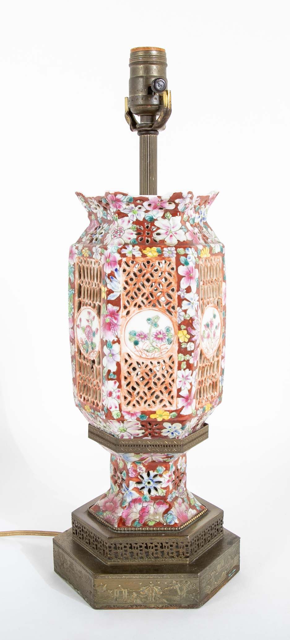 19th Century Chinese Lantern Lamp