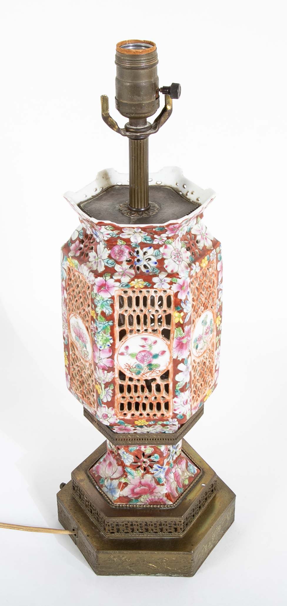 19th Century Chinese Lantern Lamp