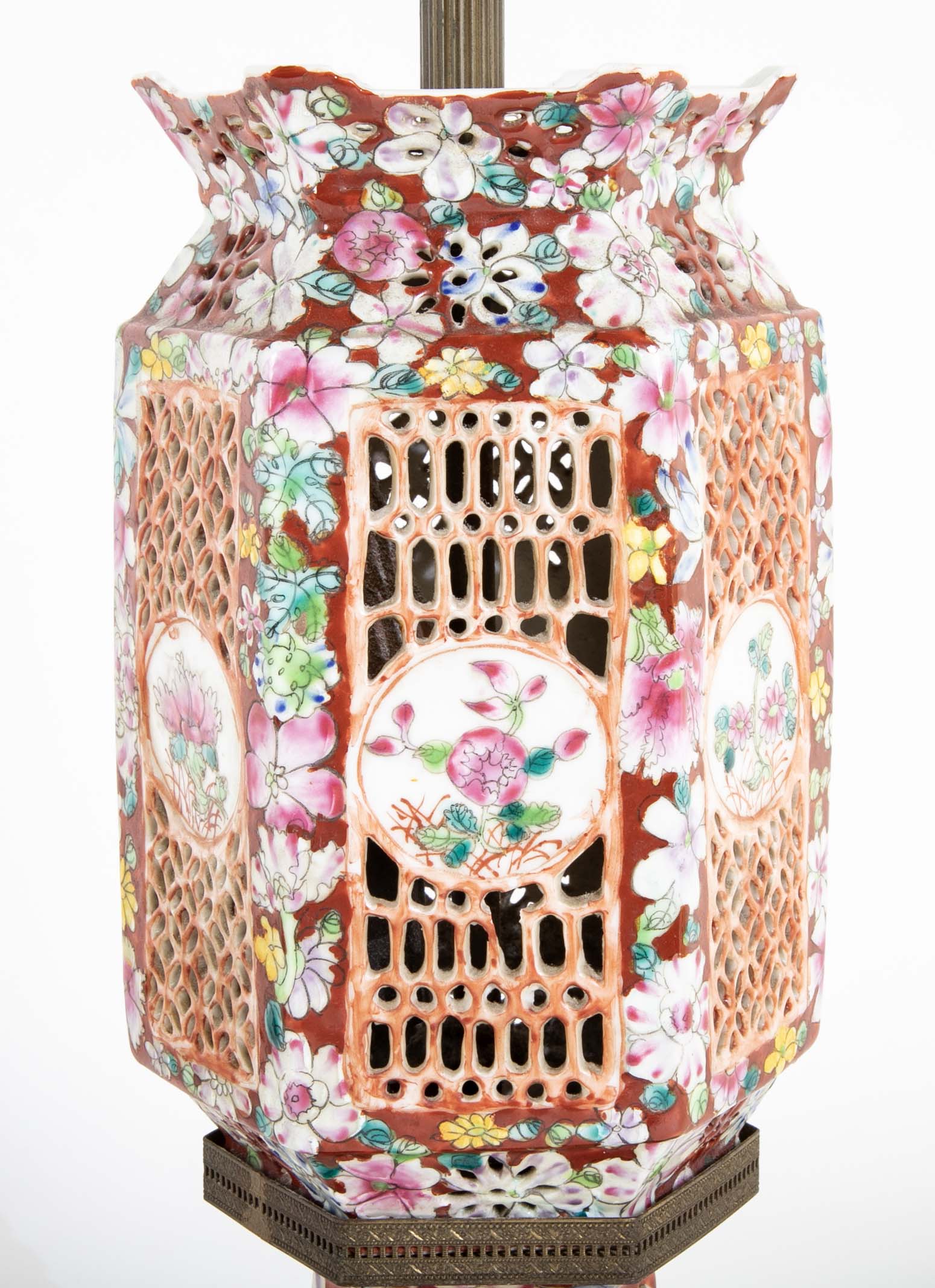 19th Century Chinese Lantern Lamp