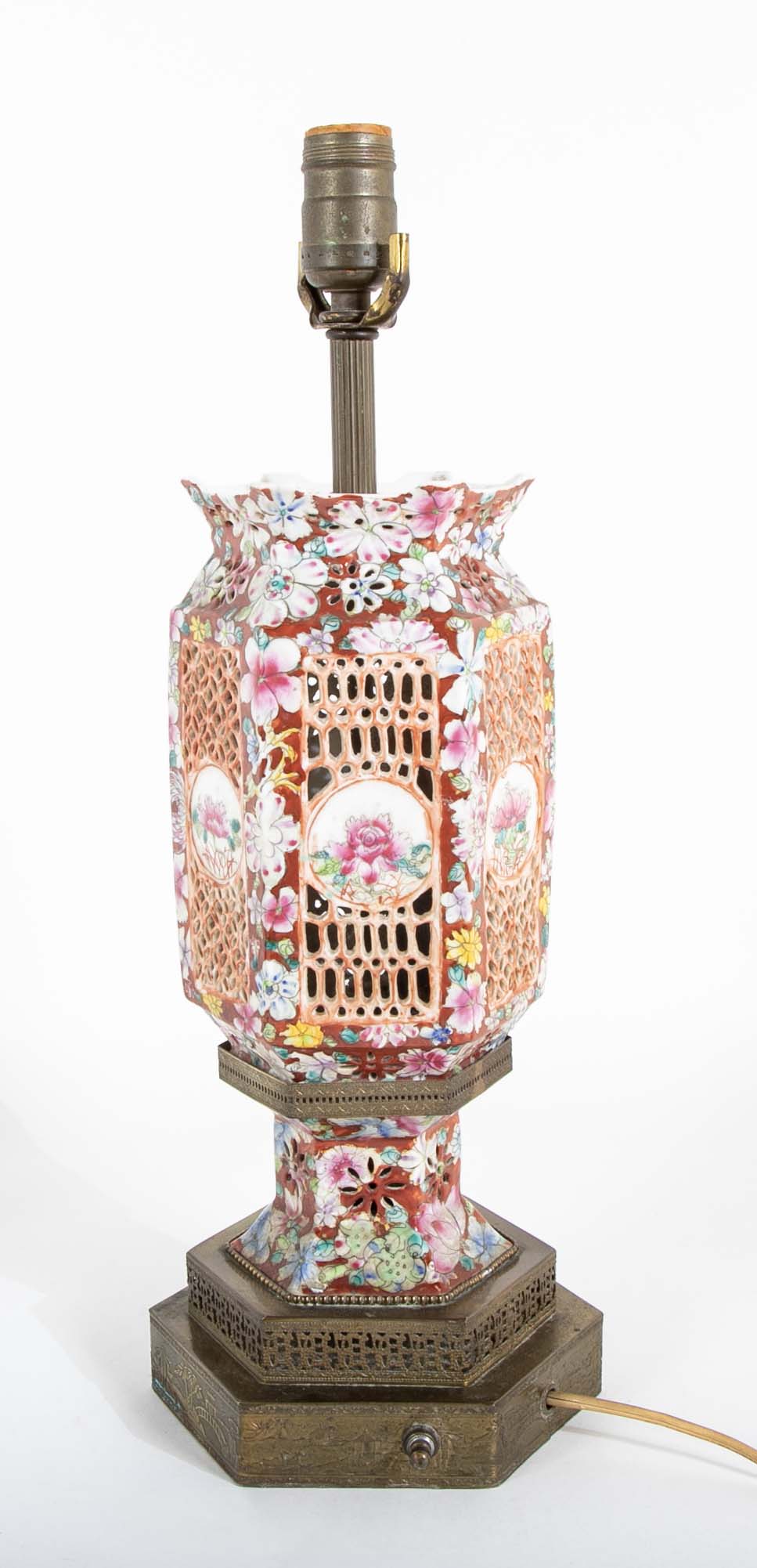 19th Century Chinese Lantern Lamp