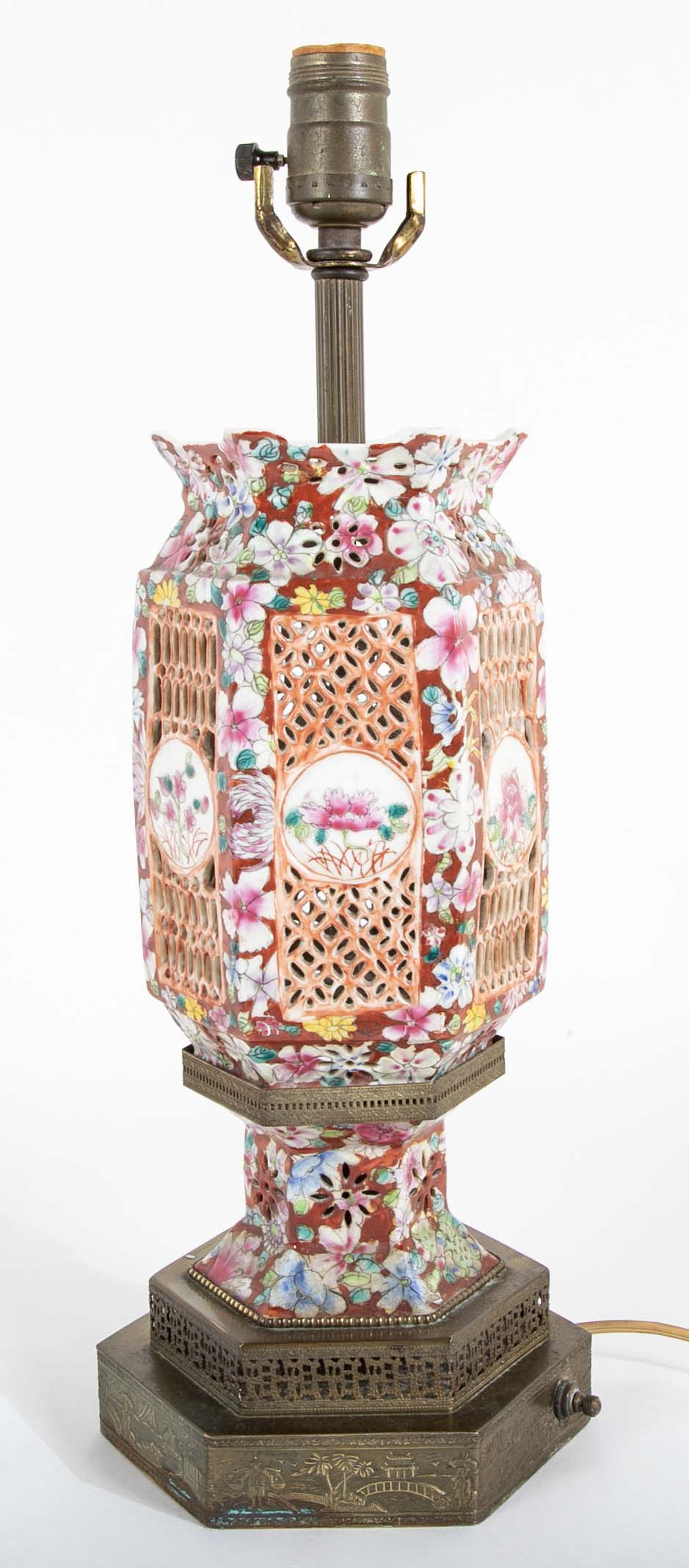 19th Century Chinese Lantern Lamp