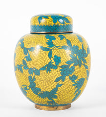 Pair of 19th Century Chinese Cloisonne Covered Jars