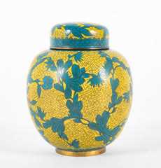 Pair of 19th Century Chinese Cloisonne Covered Jars