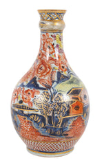 18th Century Chinese Export Vase with Scene of Woman Nursing Her Child