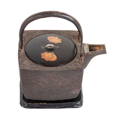 Late Edo / Early Meiji Era Japanese Iron Sake Warmer
