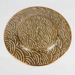 Asian Art Déco Cloisonné Charger or Bowl