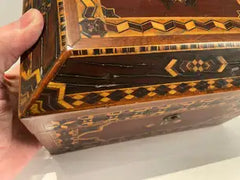 19th English Regency Inlaid Jewelry Box