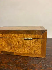 19th Century Regency Elm Wood and Rosewood Box