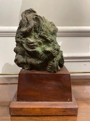 French Bronze 'Head of a Woman' by Emile Antoine Bourdelle,