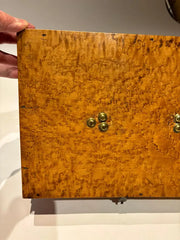 19th Century American Birds Eye Maple Wood Box