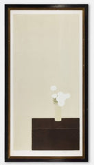 "Grand Tokonoma aux roses blanches" By Bernard Cathelin