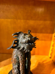 19th Century Chinese Bronze Chimera Guardian Figure