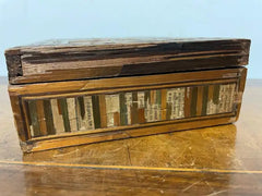 18th Century French Straw Marquetry, 'Marqueterie de Paille' Work Box
