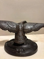 19th Century American Cast Iron Eagle Sculpture