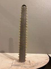 Mid-Century Modern Sawfish Bill on Lucite Base