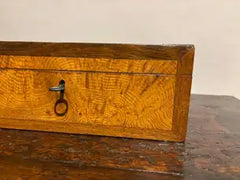 19th Century Regency Elm Wood and Rosewood Box