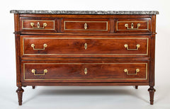 French Directoire Marble Top Commode