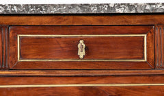 French Directoire Marble Top Commode
