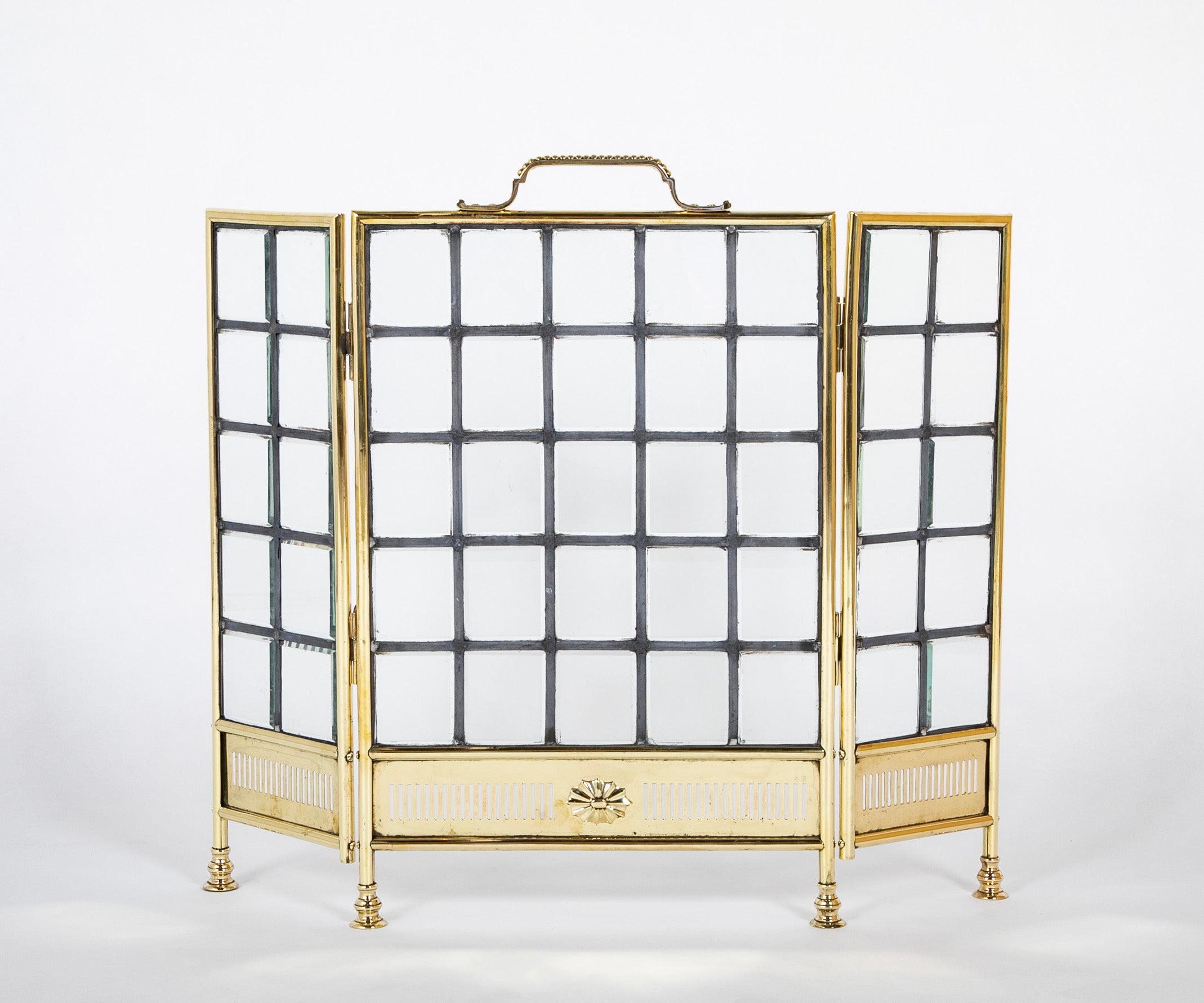 Edwardian Brass Fire Screen – Avery & Dash Collections