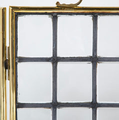 Edwardian Brass Fire Screen