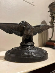 19th Century American Cast Iron Eagle Sculpture