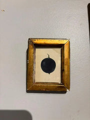 Group of Ten 19th Century Hand Colored Fruit Botanicals in Gilt Wood Frames